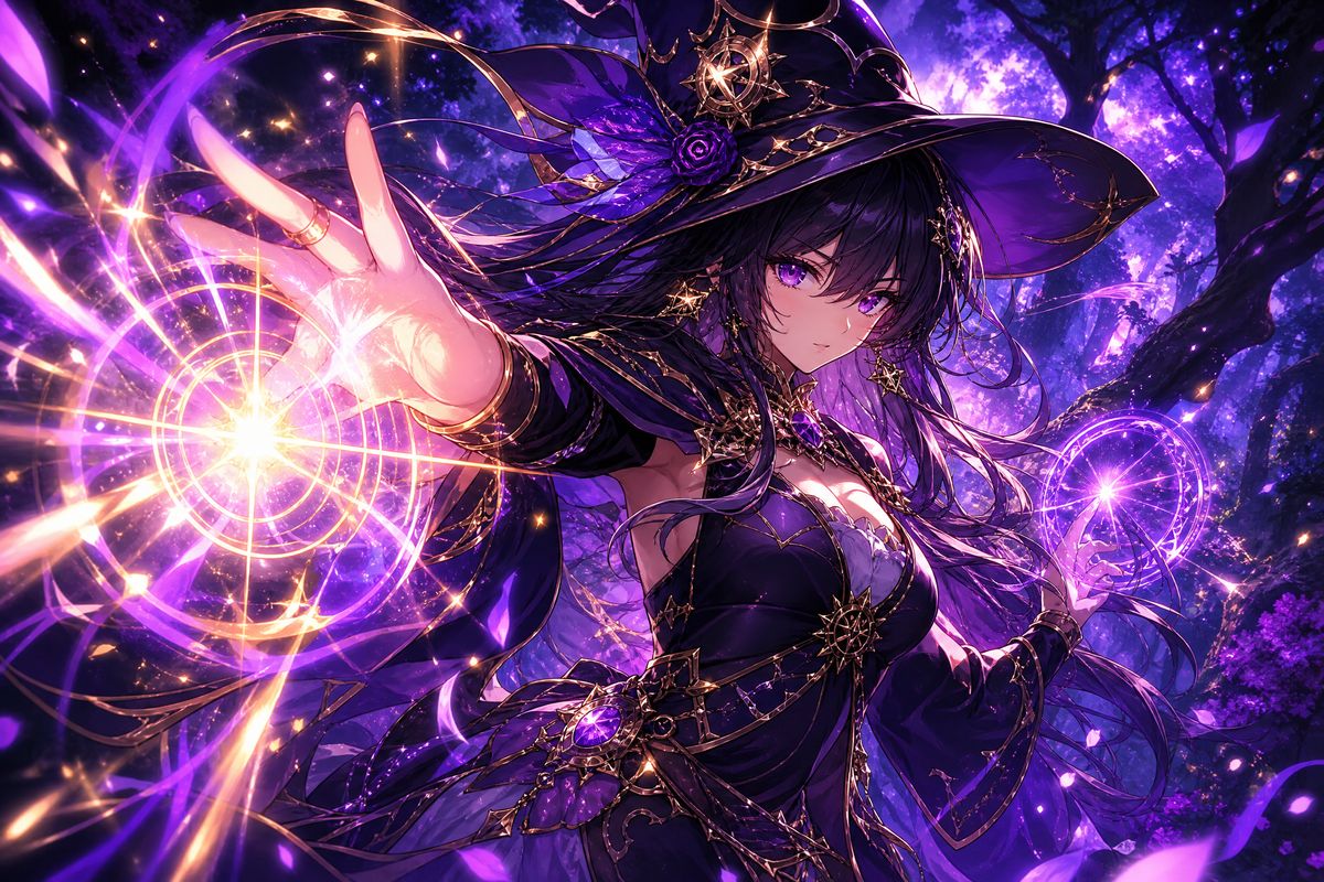 51视频-魔法少女紫晶传说动漫演示